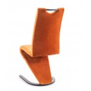 Стул SIGNAL H090 Velvet Bluvel 4215 корица/черный